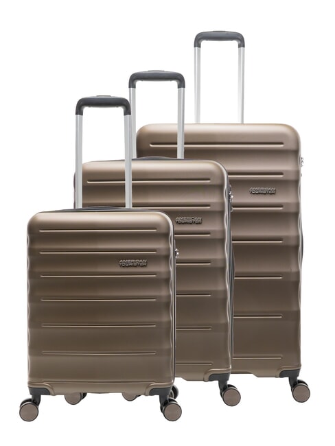 AMERICAN TOURISTER SPEEDLINK Set 3 trolley: cabin, medio, grande pearl/cream - Set Trolley