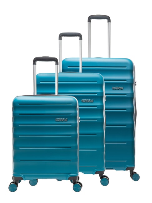 AMERICAN TOURISTER SPEEDLINK Set 3 trolley: cabin, medio, grande teal - Set Trolley