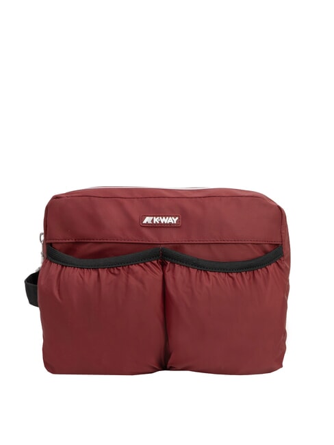 KWAY ALBAS Beauty case doppia zip con tasche red syrah - Beauty Case