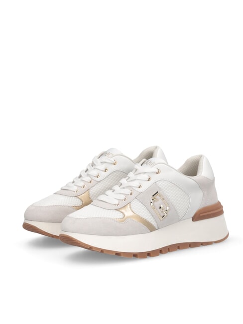 LIUJO AMAZING 43 Sneakers inserti tessuto mesh white - Scarpe Donna