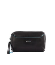 PIQUADRO BLUE SQUARE Pochette organizzata in pelle Nero - Porta tablet & Organizer - 1