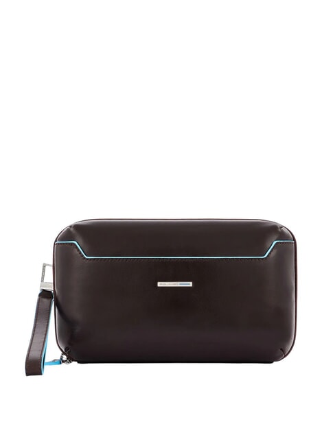 PIQUADRO BLUE SQUARE Pochette organizzata in pelle MOGANO - Porta tablet & Organizer