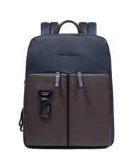 PIQUADRO HARPER Zaino porta pc 14", espandibile blu/testa di moro - Zaini da lavoro porta PC - 1