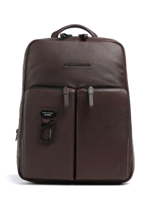 PIQUADRO HARPER Zaino porta pc 14", espandibile MORO - Zaini da lavoro porta PC