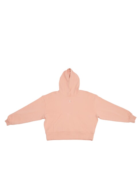 CALVIN KLEIN CK JEANS Felpa in cotone con cappuccio e tasca faint blossom - Felpe Donna