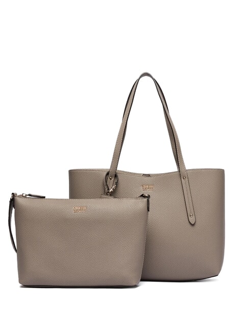 GUESS BRENTON Borsa a spalla dark taupe - Borse Donna