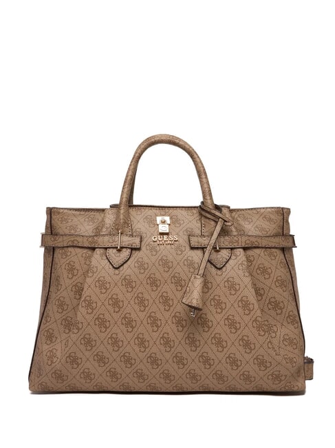 GUESS YESBA LOGO Borsa a mano con tracolla LATTE LOGO - Borse Donna