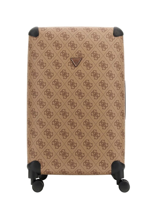 GUESS BERTA 28 Trolley grande espandibile latte logo/brown - Trolley Rigidi