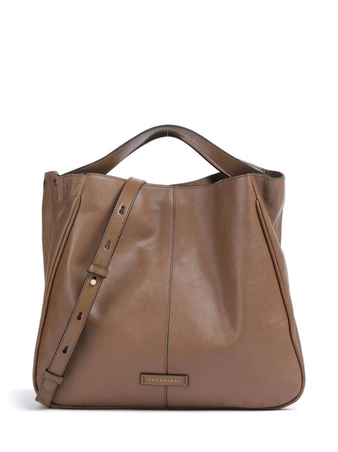 THE BRIDGE ELISABETTA Borsa in pelle con tracolla oyster abb. oro - Borse Donna