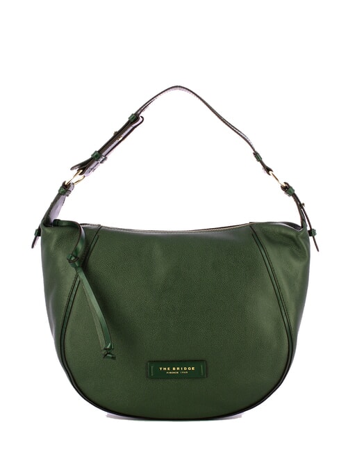 THE BRIDGE DOMITILLA Borsa hobo a spalla in pelle malachite abb.oro - Borse Donna