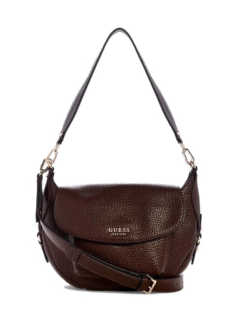 GUESS MARSHA Borsa a spalla con tracolla espresso - Borse Donna