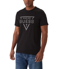 GUESS PAINTED TRIANGLE T-shirt a manica corta regular fit - T-shirt Uomo