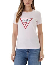 GUESS ORIGINAL LOGO T-shirt triangle - T-shirt e Top Donna