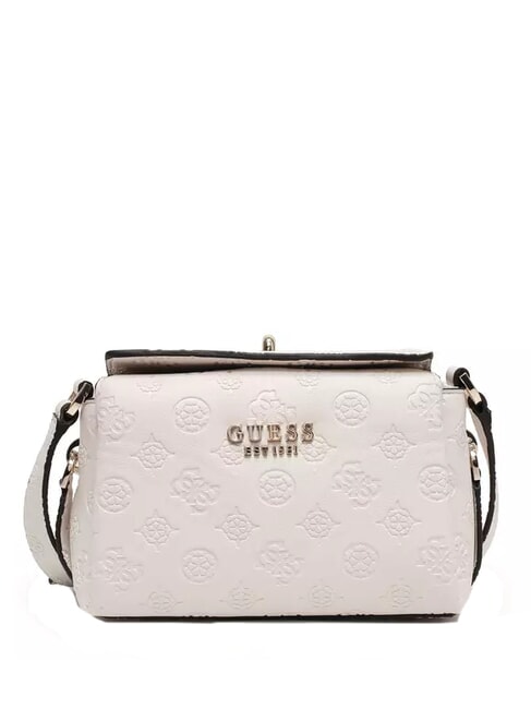GUESS PHOEBE  Mini Bag a tracolla off white logo - Borse Donna
