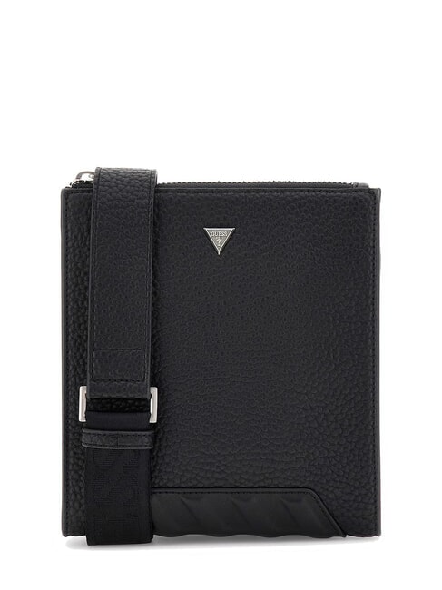GUESS TORINO Borsello piatto NERO - Tracolle Uomo