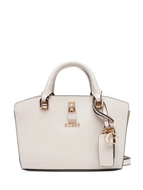 GUESS QUEENSLAND Mini Bag a mano, con tracolla off white/taupe - Borse Donna