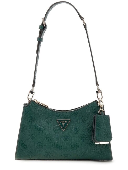 GUESS CRESIDIA II Borsa a spalla con zip forest logo - Borse Donna