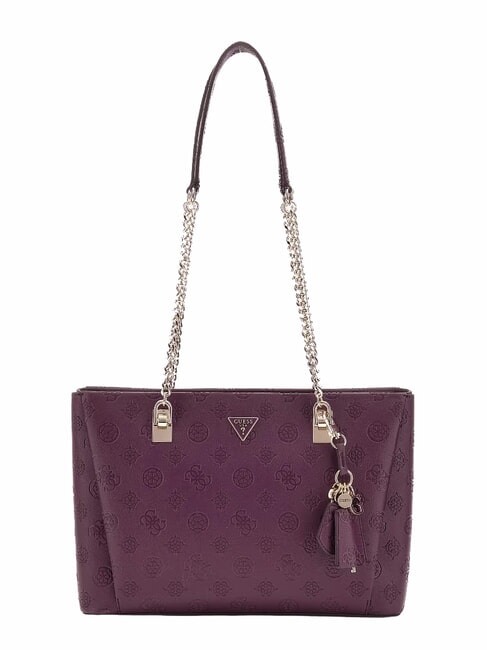 GUESS TISHA Borsa a spalla wine logo - Borse Donna