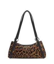 GUESS DOMITILLA Borsa a spalla in pelle st. animalier - Borse Donna