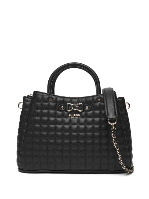 GUESS NADIRA Borsa a mano trapuntata con tracolla NERO - Borse Donna
