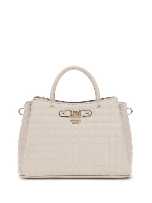 GUESS NADIRA Borsa a mano trapuntata con tracolla light taupe - Borse Donna