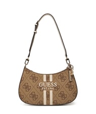 GUESS NOELLE Borsa a spalla logata con stampa LATTE LOGO - Borse Donna - 1