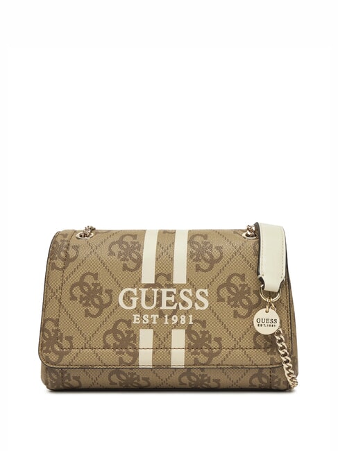 GUESS NOELLE 2 Borsa logata a spalla, a tracolla LATTE LOGO - Borse Donna