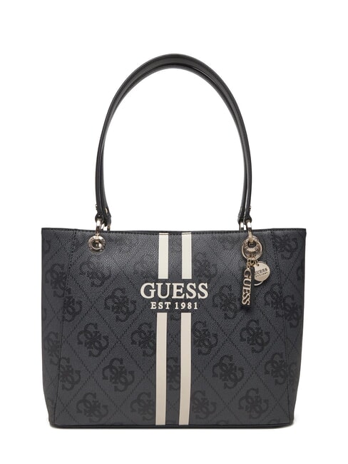 GUESS NOELLE Borsa tote a spalla con stampa coal - Borse Donna