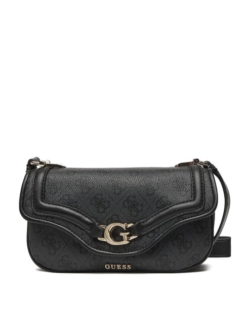 GUESS DEA Borsa piccola a tracolla con flap coal - Borse Donna