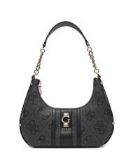 GUESS ERENIA Borsa a spalla logo 4G all over coal - Borse Donna - 1