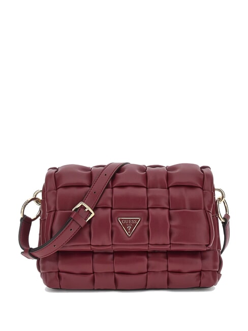 GUESS MARION Borsa a spalla intrecciata con tracolla ROSSO - Borse Donna