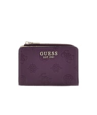 GUESS LAUREL 2 Portafoglio medio zip around wine logo - Portafogli Donna - 1