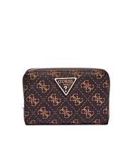 GUESS LAUREL 2 Portafoglio medio zip around logo 4G brown - Portafogli Donna - 1