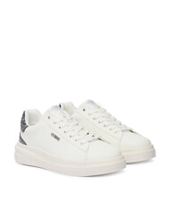GUESS ELBINA10 Sneakers in pelle WHITE/SI - Scarpe Donna - 1