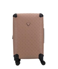 GUESS WILDER 28 Trolley Grande dark taupe logo - Trolley Rigidi - 1