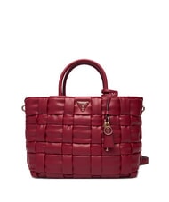 GUESS MARION Borsa a mano intrecciata con tracolla ROSSO - Borse Donna - 1