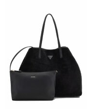 GUESS VICTORIA Borsa shopper teddy con pochette - Borse Donna