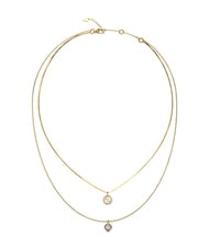 GUESS 4G CRUSH Collana a due giri con charms yellow gold - Collane - 1