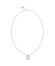GUESS KNOT YOU Collana con cerchi concentrici SILVER - Collane - 1