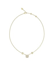 GUESS SHINING WINTER Collana con fiore e cristalli yellow gold - Collane - 1