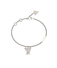 GUESS VINTAGE Bracciale con charm topolino rhodium/clear - Bracciali Donna - 1
