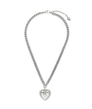 GUESS THAT'S AMORE Collana pendente cuore bombato SILVER - Collane - 1