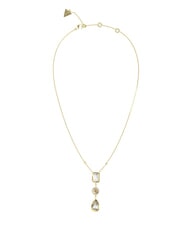 GUESS 4G LIGHT Collana con pendente e zirconi yellow gold - Collane - 1