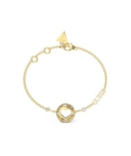 GUESS ROLLING HEARTS Bracciale con cuore yellow gold - Bracciali Donna - 1
