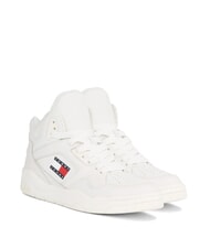 TOMMY HILFIGER TJW NEW BASKET MC Sneakers in pelle ecru - Scarpe Donna - 1