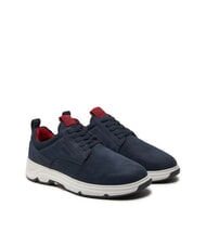 TOMMY HILFIGER HILFIGER NUBUCK MIX Sneakers in pelle nubuck blue - Scarpe Uomo - 1