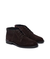 TOMMY HILFIGER CORE RWB HILFIGER Scarpe polacchine in pelle scamosciata brown - Scarpe Uomo - 1
