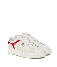 TOMMY HILFIGER POINTY COURT Sneakers in pelle white - Scarpe Donna - 1
