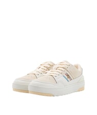 TOMMY HILFIGER SUEDE STRIPES BASKET Sneakers in pelle suede - Scarpe Donna