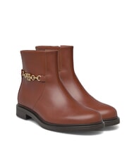 TOMMY HILFIGER TH CHAIN Stivaletti bassi in pelle con zip - Scarpe Donna